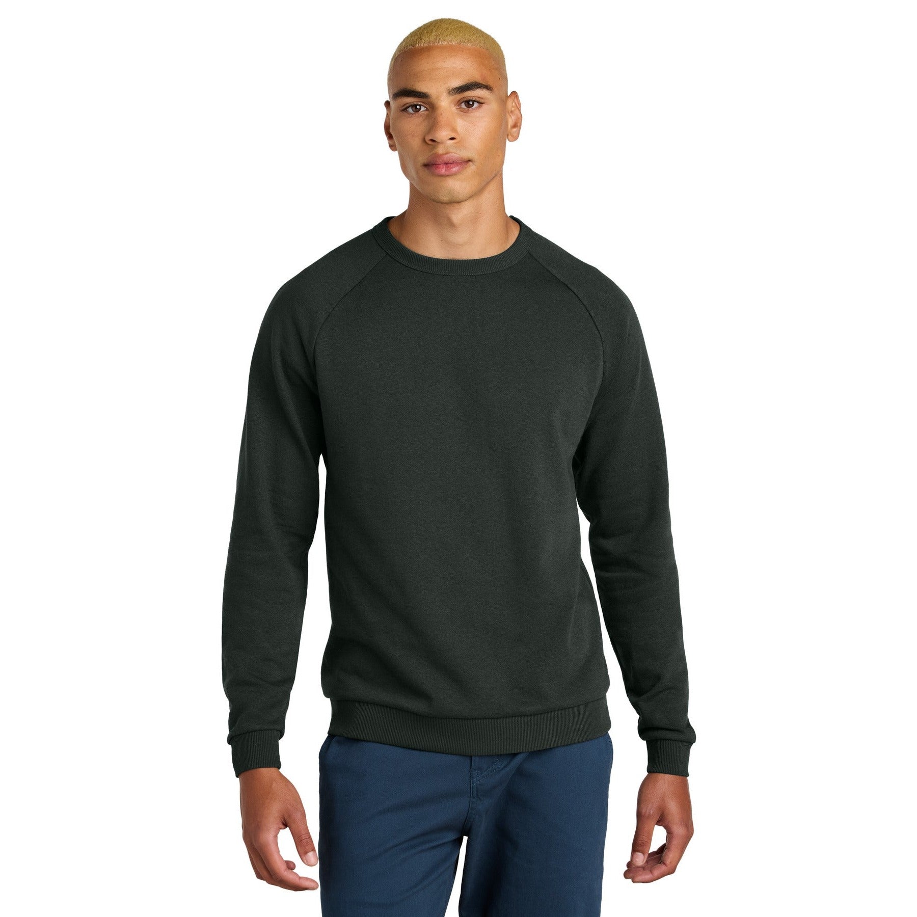 District-District® Perfect Tri® Fleece Crewneck Sweatshirt DT1304-MedTech-2